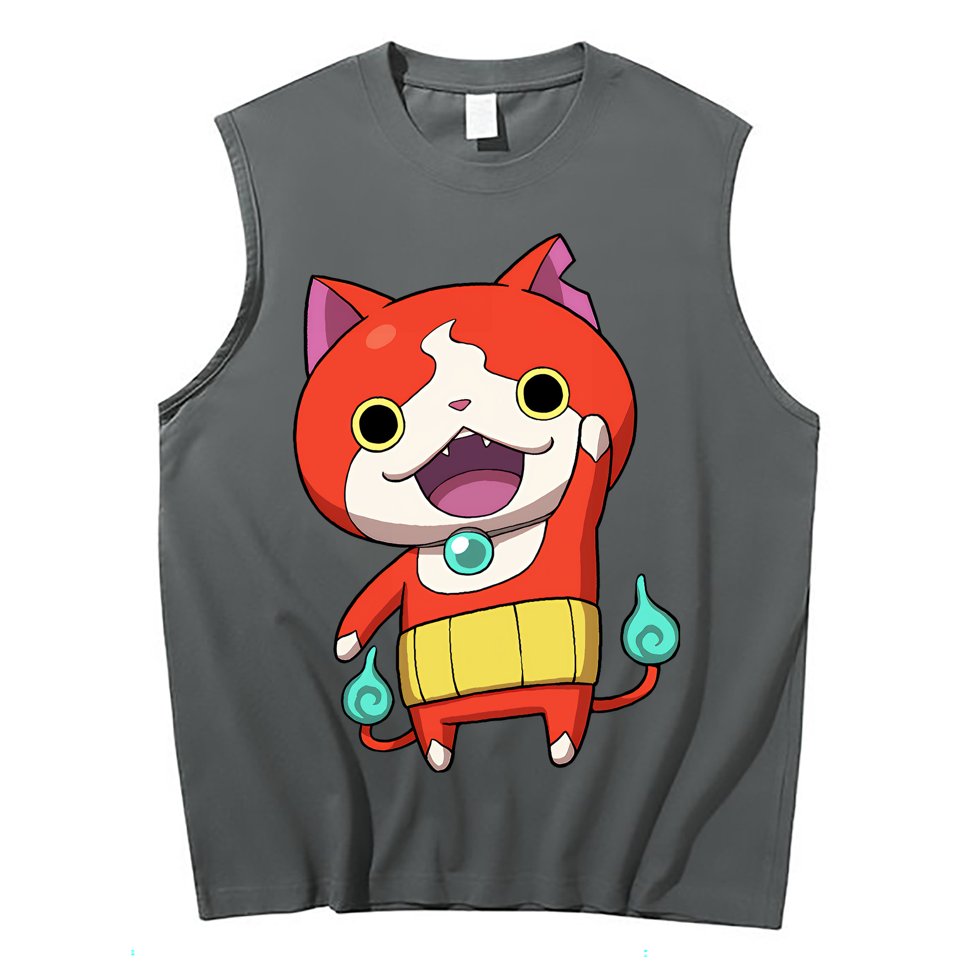 （画像用） 妖怪ウォッチ Yo-kai Watch コットン100％タンクトップ（フロントプリント）